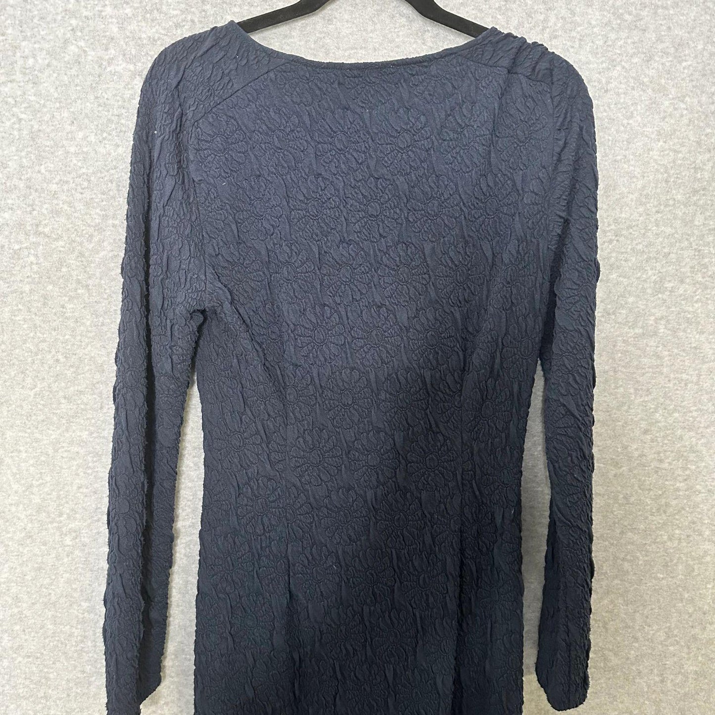 Stine Goya Orchid Midi Dress Women's Medium Navy Blue