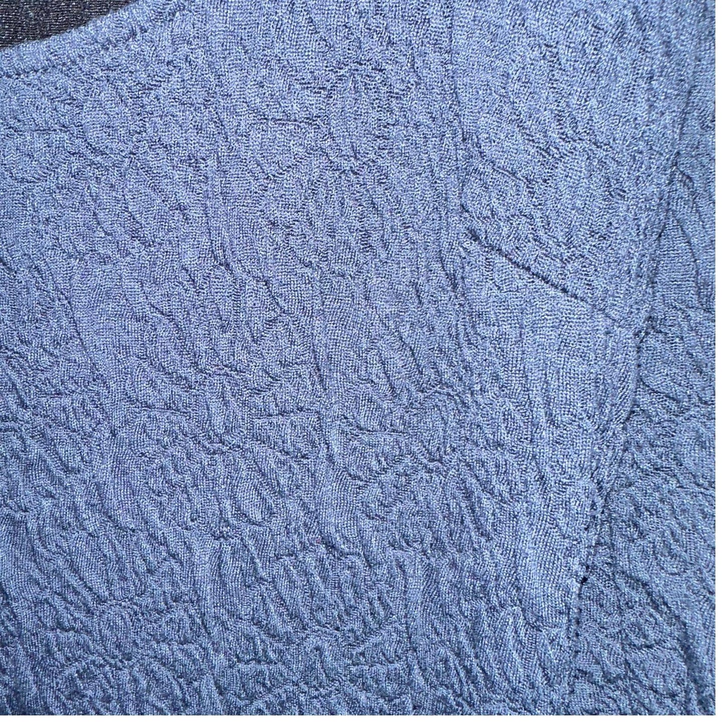 Stine Goya Orchid Midi Dress Women's Medium Navy Blue