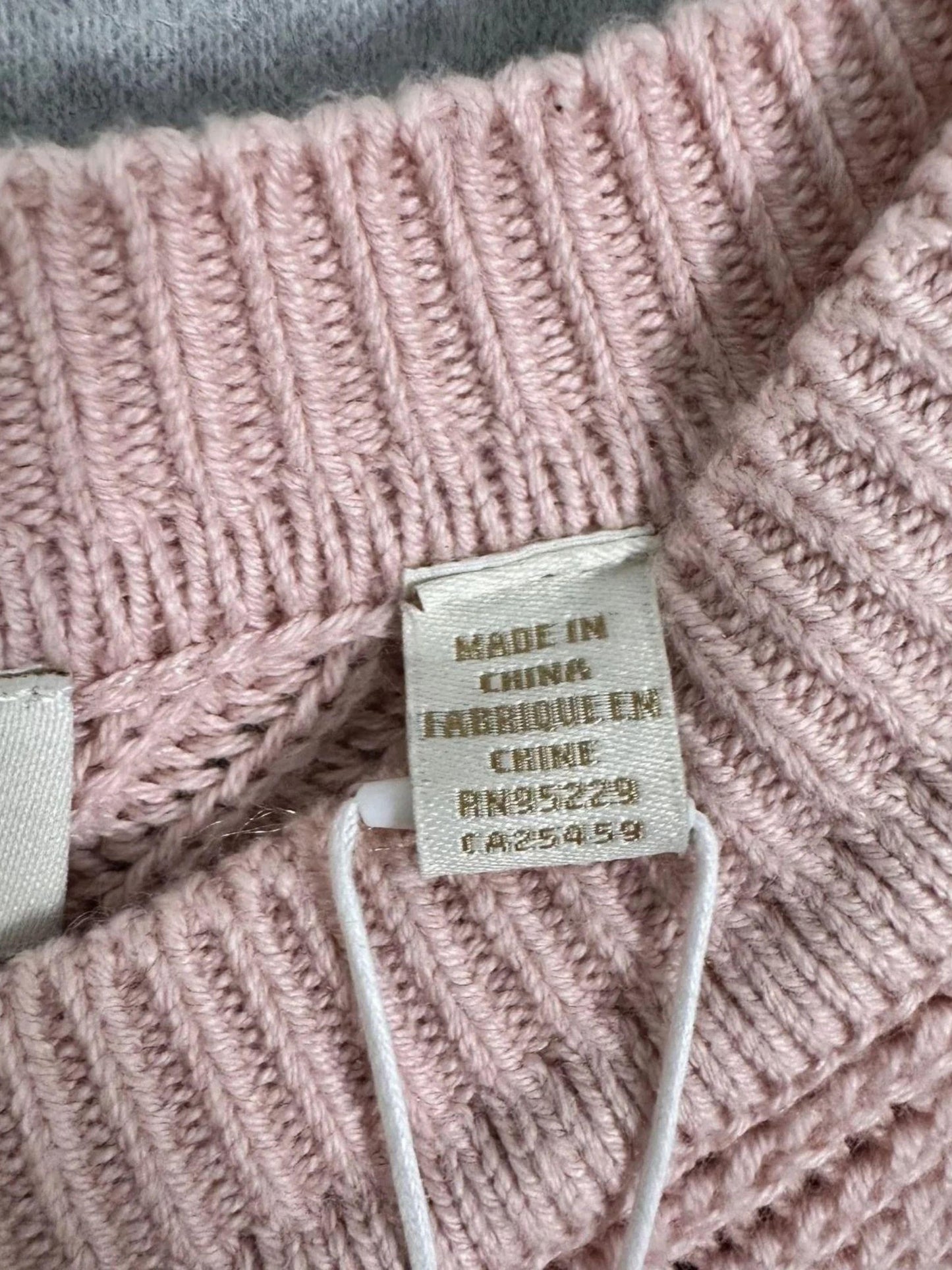 Ted Baker Sunniie Sweater Jumper Puff Shoulder Light Pink Women's Size 10