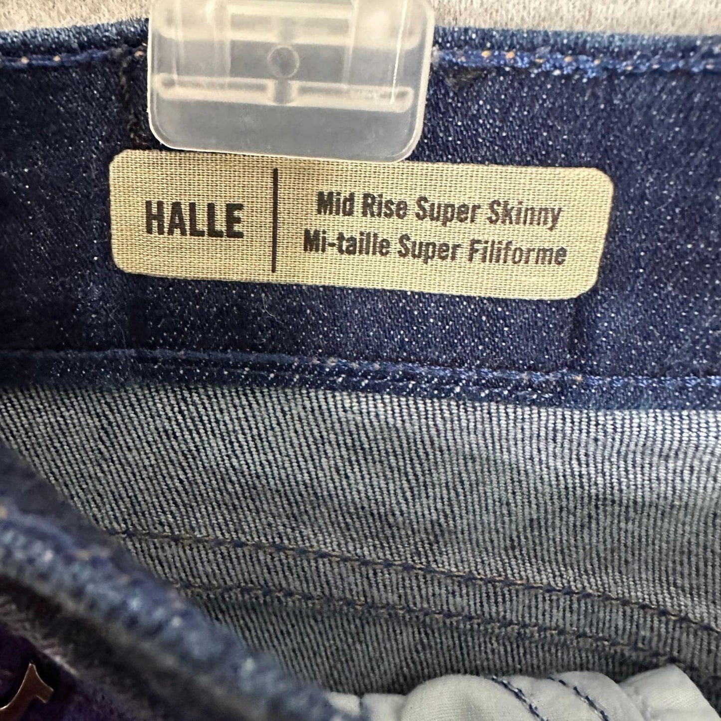 True Religion Jeans Women's Size 29 Hallie Mid Rise Super Skinny Painted USA Made Limited Production