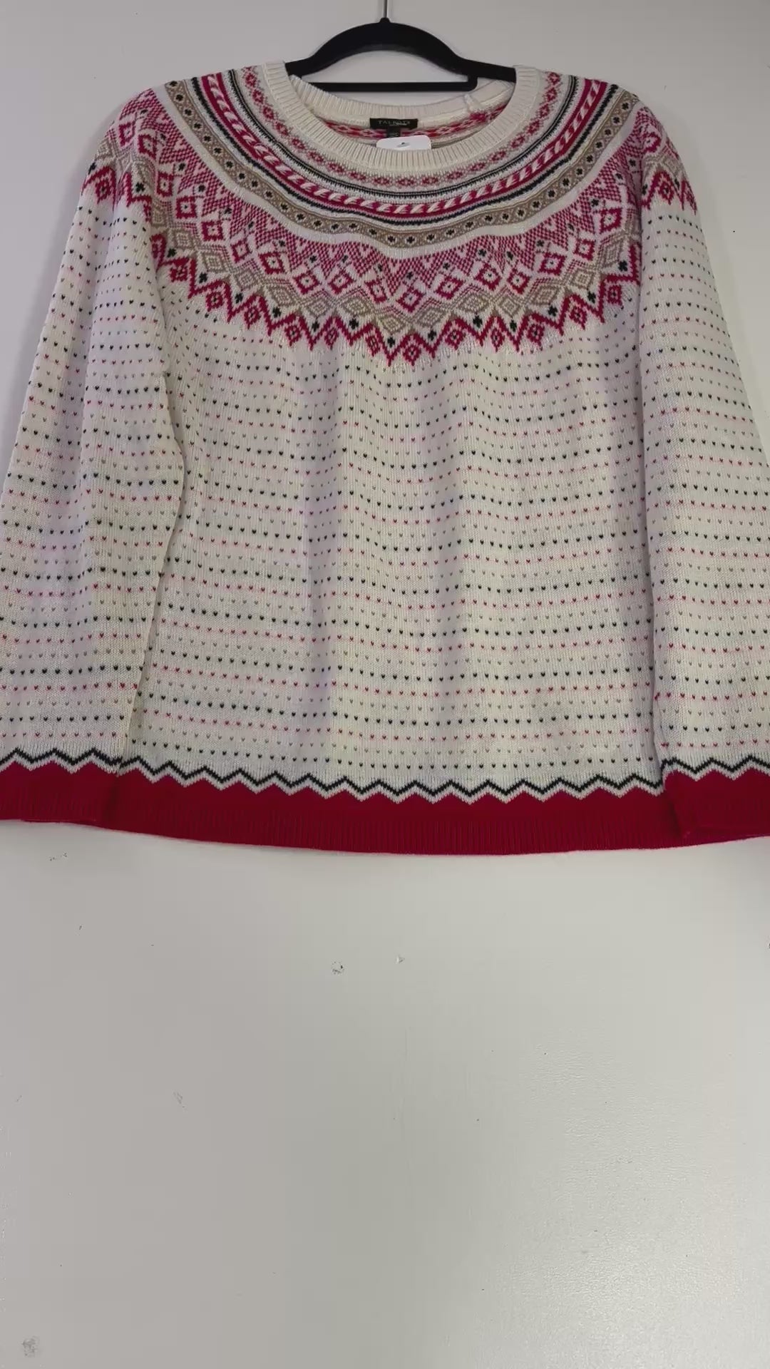 Video of sweater