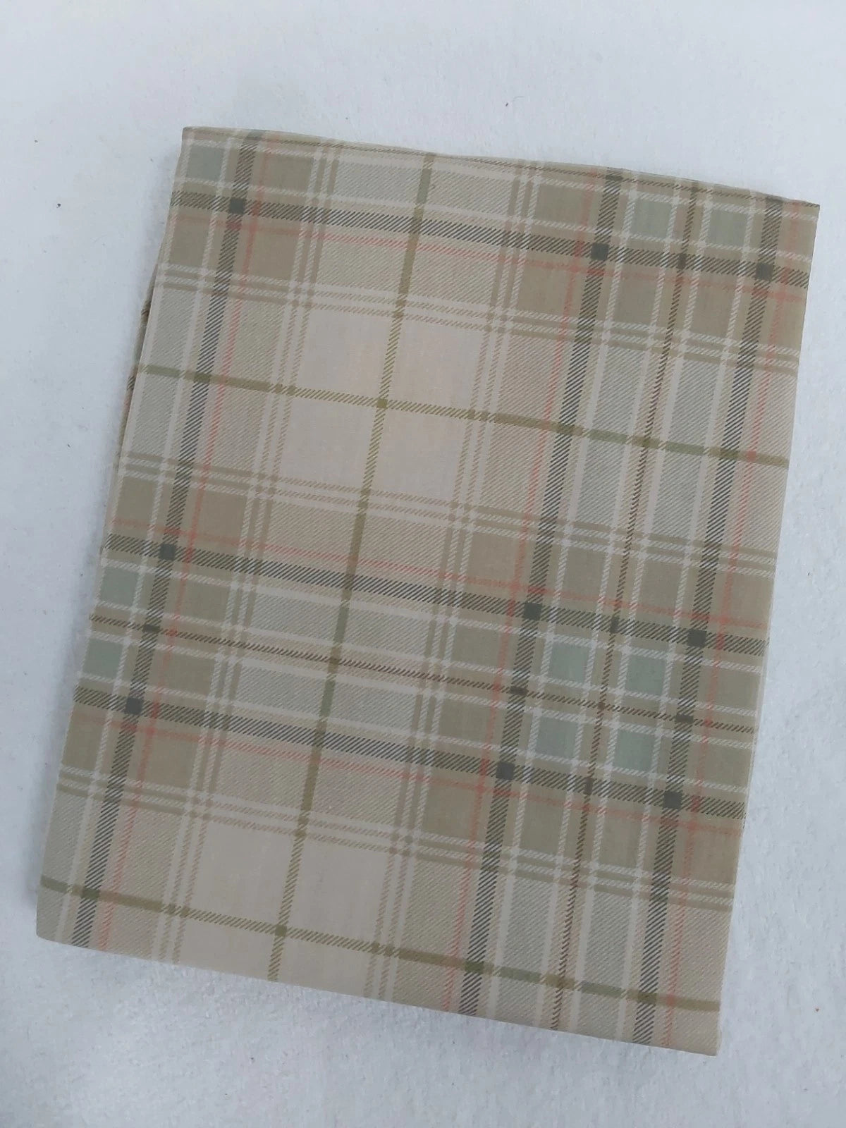 Biltmore Estate Euro Sham 26" Plaid 2" Flange Rosalee Pattern Bundle Of Three
